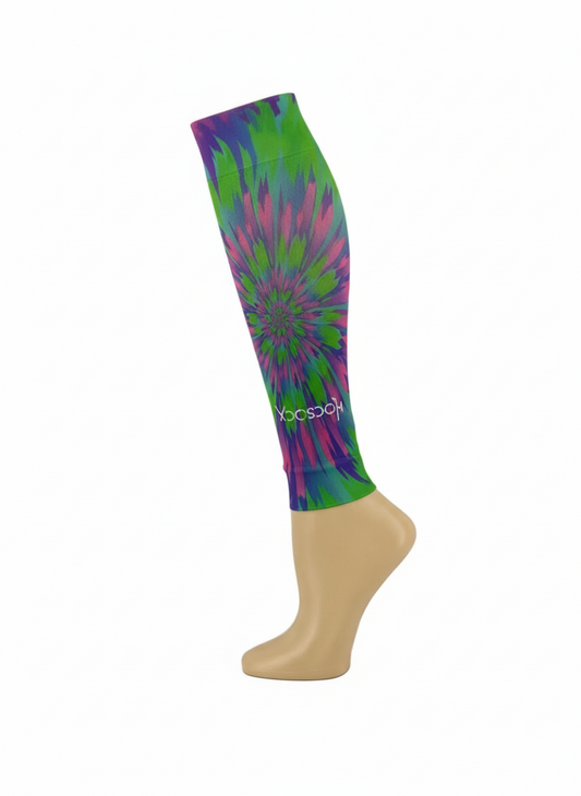 HOCSOCXS PSYCHEDELIC GREEN FOOTLESS