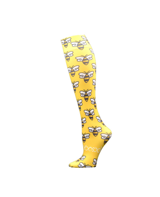 HOCSOCXS BEE HAPPY FULL FOOT