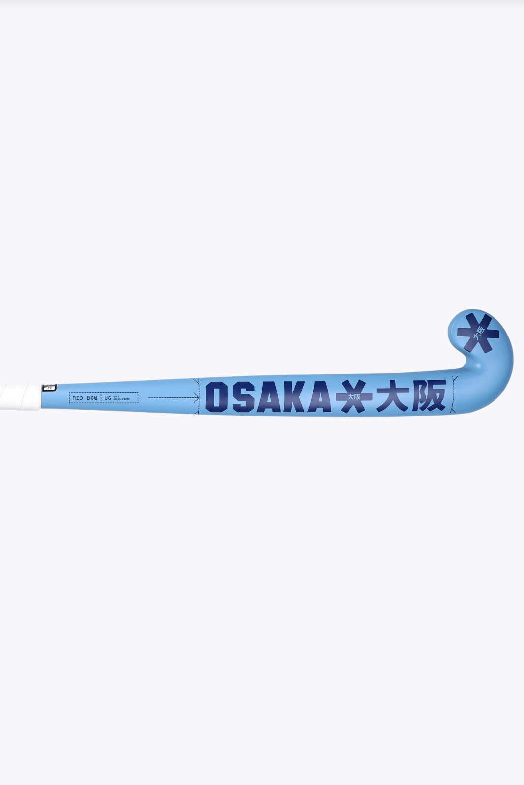 PALO DE HOCKEY OSAKA MID BOW WG SILVER LAKE BLUE